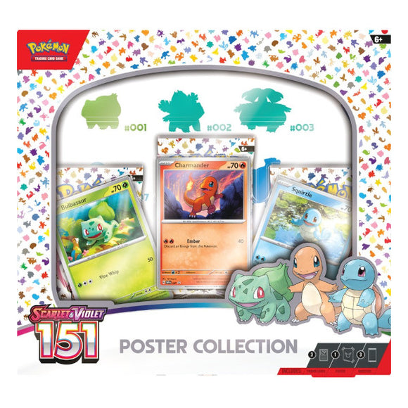 Pokemon TCG: Scarlet & Violet 3.5 151 Poster Collection