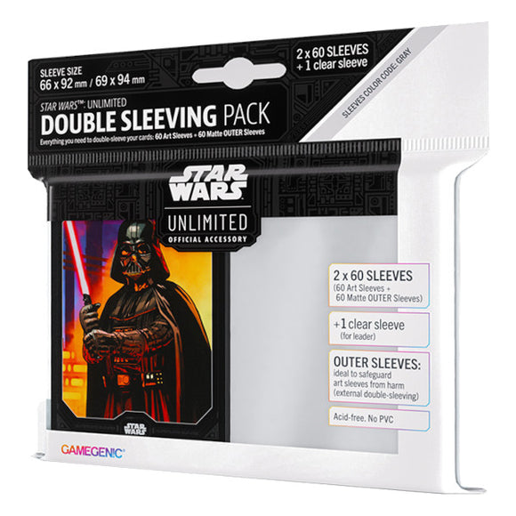 Star Wars Unlimited: Art Sleeves Double Sleeving Pack - Darth Vader