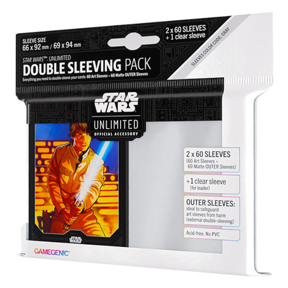 Star Wars Unlimited: Art Sleeves Double Sleeving Pack - Luke Skywalker