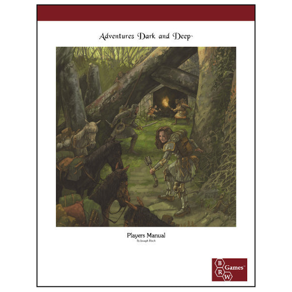 Adventures Dark and Deep: Players Manual (Hardcover)