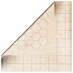 Chessex Reversible Megamat - 1" Squares & 1" Hexes (34 1/2" x 48")