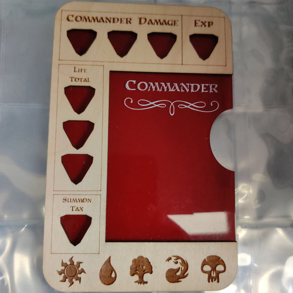 Magic Commander board for dice