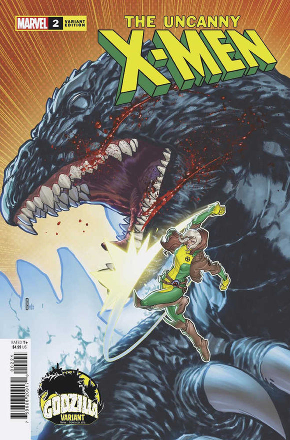 Uncanny X-Men #2 David Baldeon Godzilla Variant