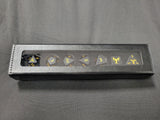 Mepacon: Obsidian Dice Set (Black/Gold)