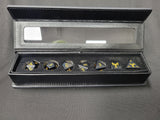Mepacon: Obsidian Dice Set (Black/Gold)