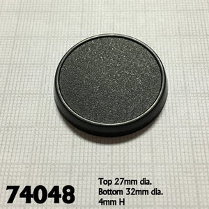 Reaper: 32mm Round Gaming Base (10)