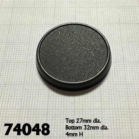 Reaper: 32mm Round Gaming Base (10)