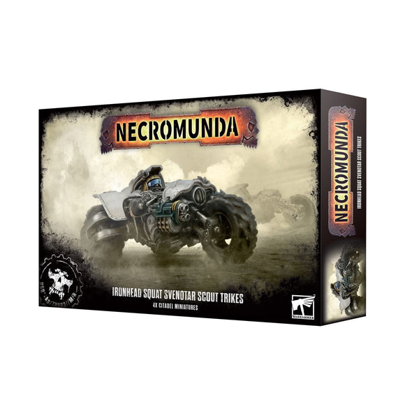 Necromunda - Ironhead Prospectors Svenotar Scout Trikes