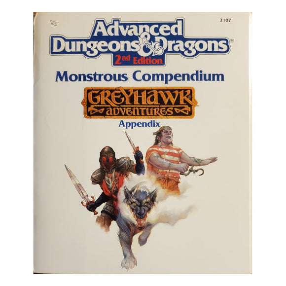 AD&D 2nd Edition: Monstrous Compendium - Greyhawk Adventures Appendix TSR2107