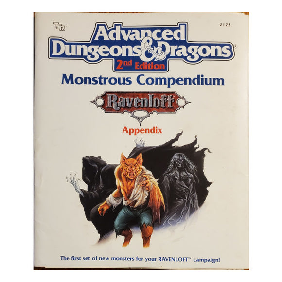 AD&D 2nd Edition: Monstrous Compendium - Ravenloft Appendix TSR2122