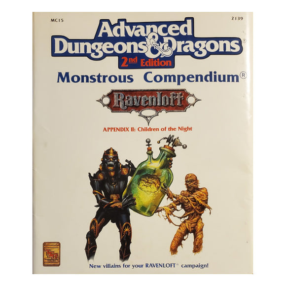 AD&D 2nd Edition: Monstrous Compendium - Ravenloft Appendix II: Children of the Night TSR2139