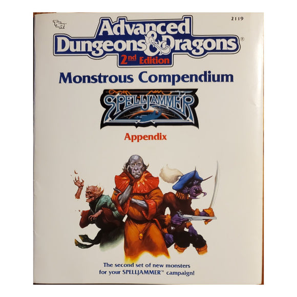 AD&D 2nd Edition: Monstrous Compendium - Spelljammer Appendix TSR2119