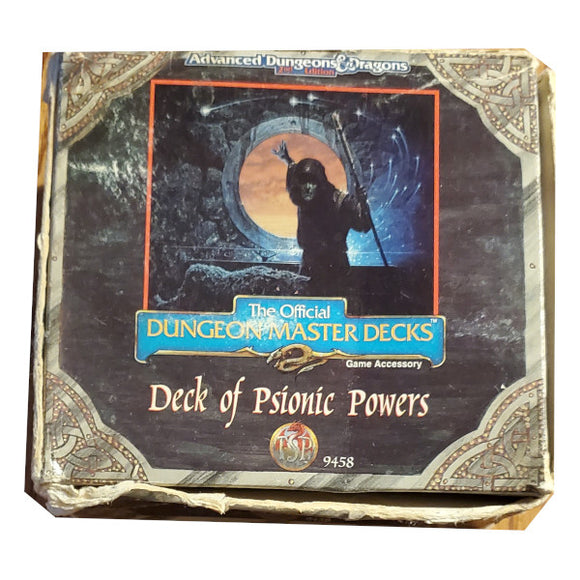 AD&D 2nd Edition: The Official Dungeon Master Decks - Deck of Psionic Powers