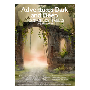 Adventures Dark and Deep: Book of Lost Tables (Hardcover)