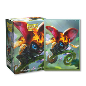 Dragon Shield: 100 Brushed Art Sleeves - The Burnbug