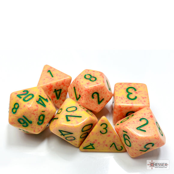 Chessex: Speckled Lotus Polyhedral 7-Dice Set