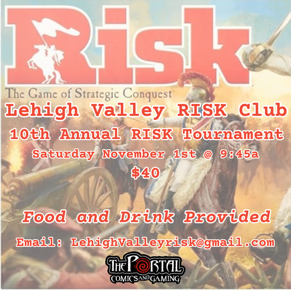 10th Annual Risk Tournament (Sat Nov 1)
