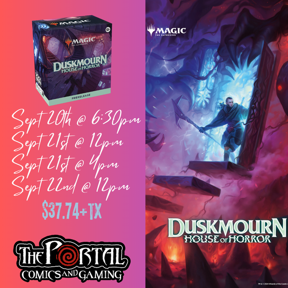 Magic the Gathering: Duskmourn: House of Horror - Prerelease Events (Sept 20-22)