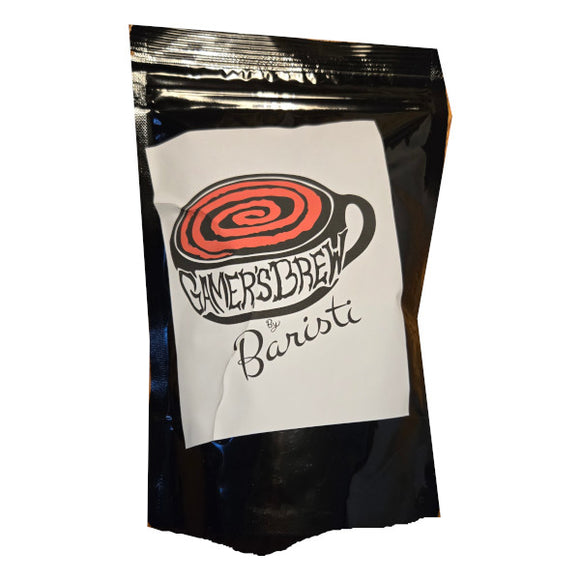 Gamer's Brew Coffee by Baristi (Regular Roast, Whole Bean, 1/2 lbs)
