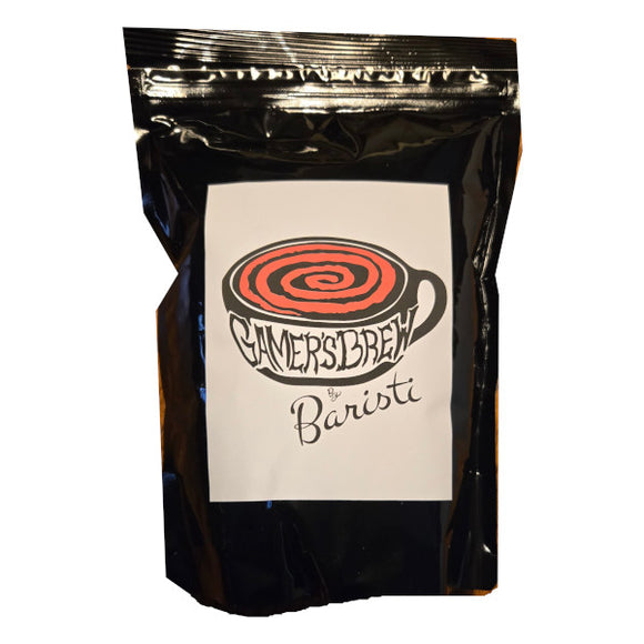 Gamer's Brew Coffee by Baristi (Regular Roast, Whole Bean, 1 lbs)