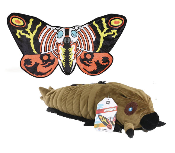 Godzilla Mothra Plush with Fleece