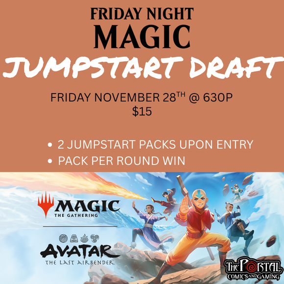 FNM: MTG Avatar The Last Airbender Jumpstart Event (11-28)