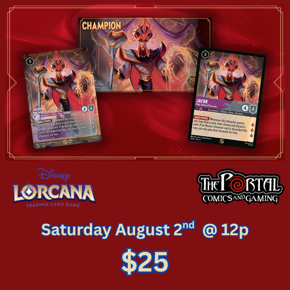 Lorcana - Reign of Jafar Set Championship (Saturday August 2nd @ 12p)