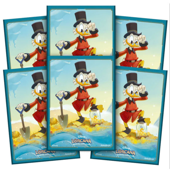 Lorcana TCG: Into the Inklands Card Sleeves Pack Scrooge McDuck