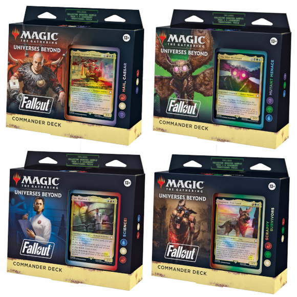 Magic the Gathering: Fallout - Commander Deck (Set of 4)
