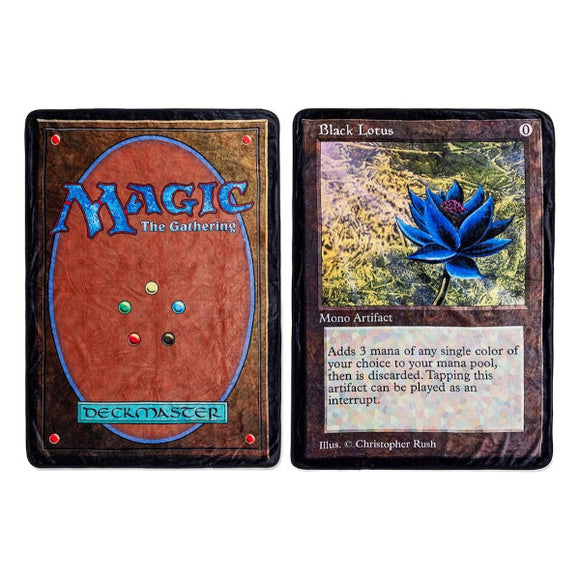 Magic: the Gathering Blanket - Black Lotus 2 Sided