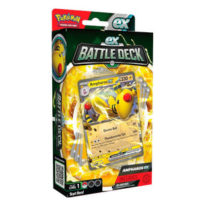 Pokemon TCG: Ampharos Ex or Lucario Ex Battle Deck