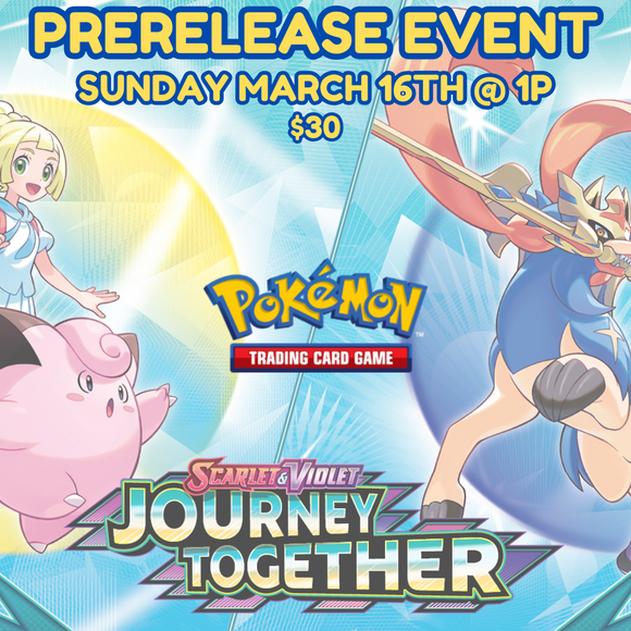 Pokemon TCG: Journey Together Prerelease Event