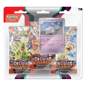 Pokemon TCG: Scarlet and Violet 3 Obsidian Flames 3 Pack Blister