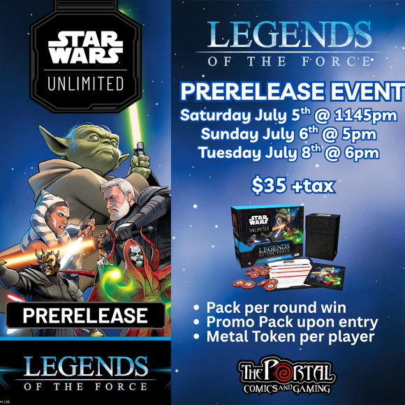 Star Wars Unlimited - Legends of the Force Prerelease Event