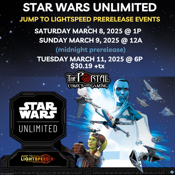 Star Wars Unlimited - Jump To Lightspeed Prerelease Event