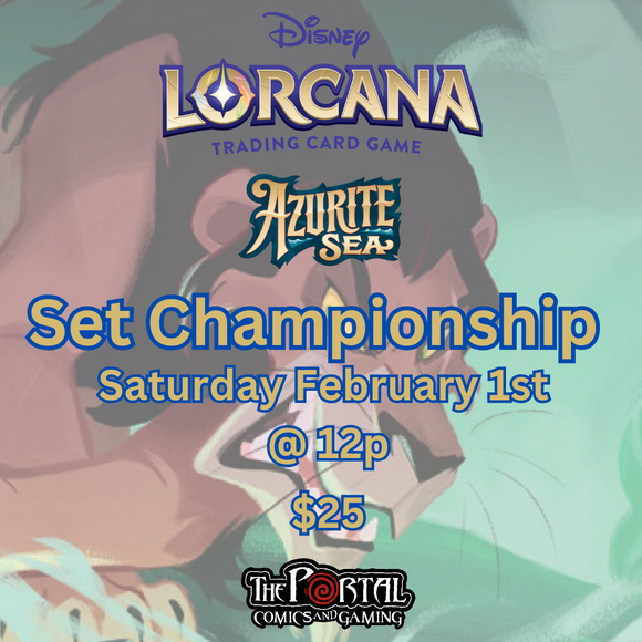 Lorcana - Azurite Sea Set Championship 2025 (Saturday February 1st @ 12p)
