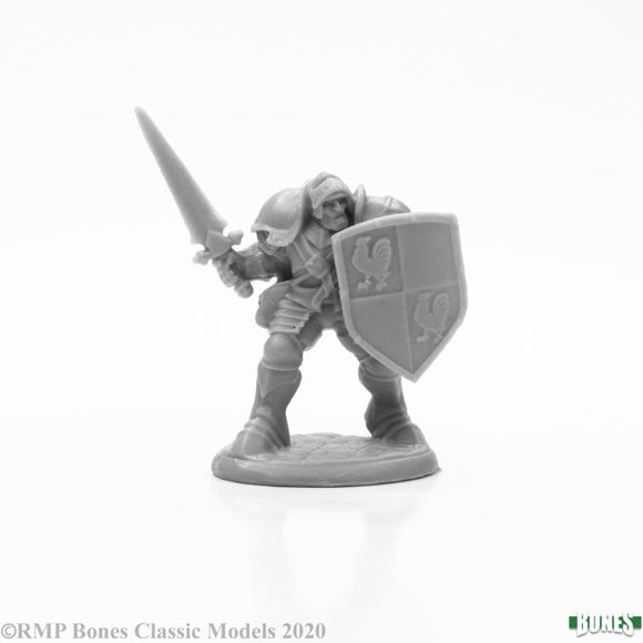 Reaper Dark Heaven Bones Miniatures - Sir William the Peacemaker Human Fighter