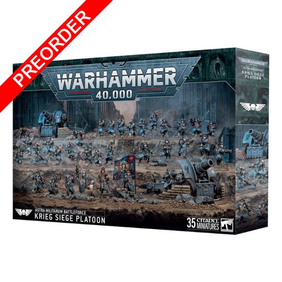 Warhammer 40K: Battleforce - Astra Militarum Krieg Siege Platoon