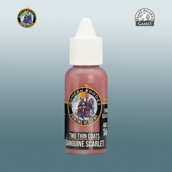 Two Thin Coats: Sanguine Scarlet (15ml)