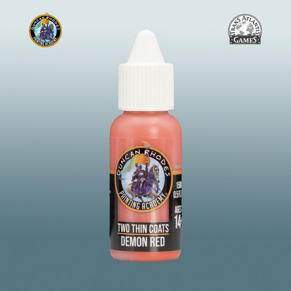 Two Thin Coats: Demon Red (15ml)