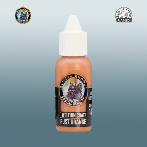 Two Thin Coats: Rust Orange (15ml)