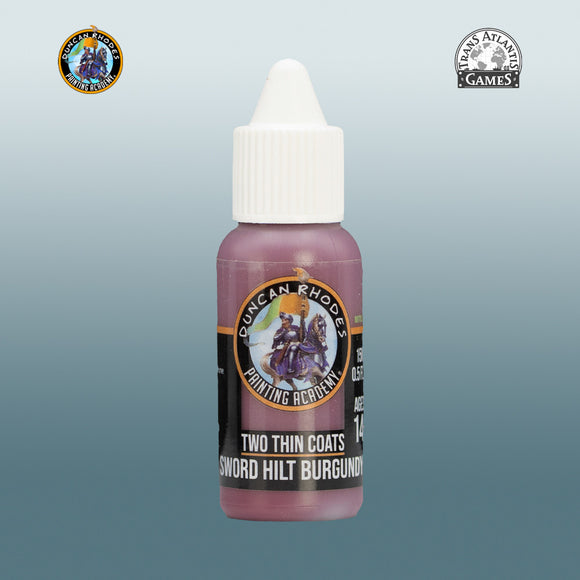 Two Thin Coats: Sword Hilt Burgundy (15ml)