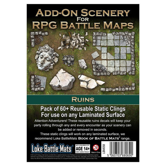 Add-on Scenery for Battle Maps: Ruins