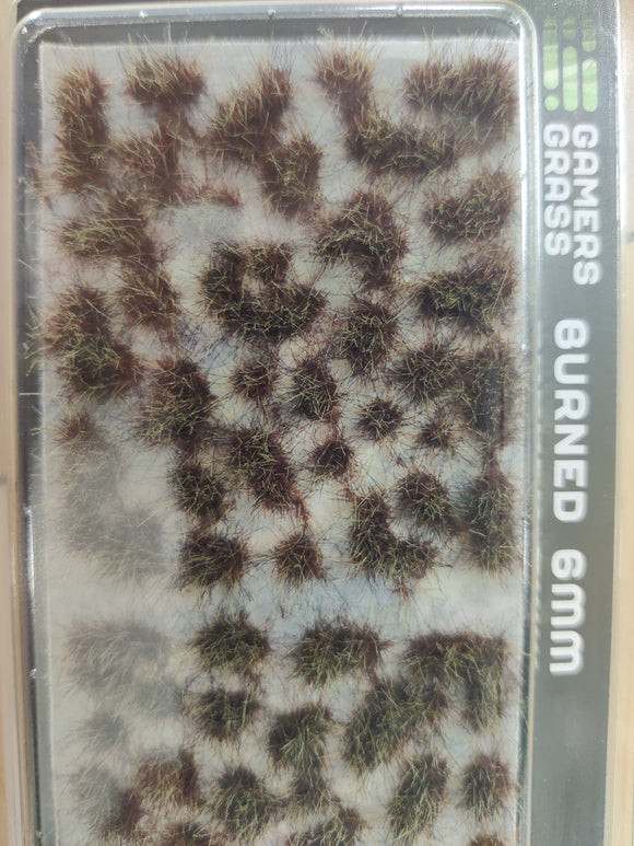 Gamers Grass Burned Tufts 6mm