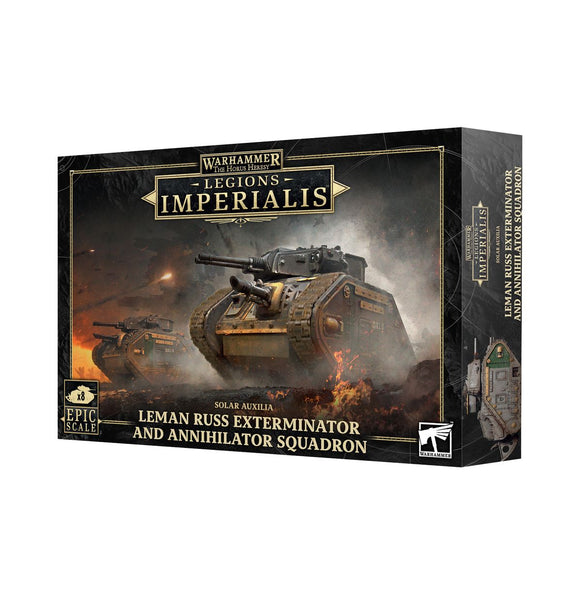 Legions Imperialis - Solar Auxilia: Leman Russ Exterminator and Annihilator Squadron