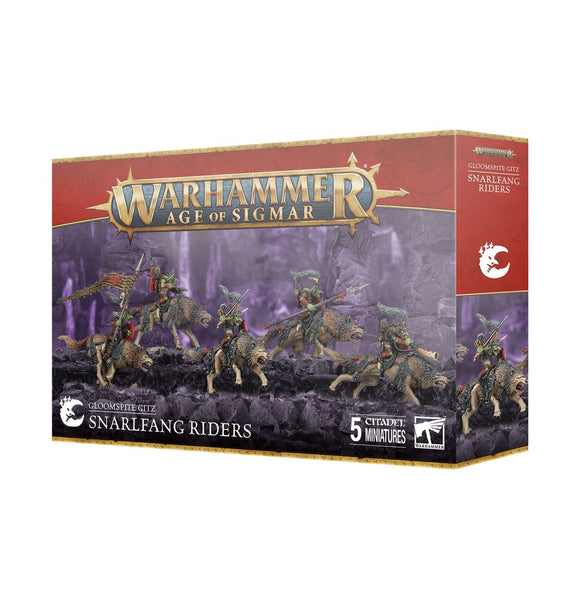 Warhammer Age of Sigmar: Gloomspite Gitz - Snarlfang Riders