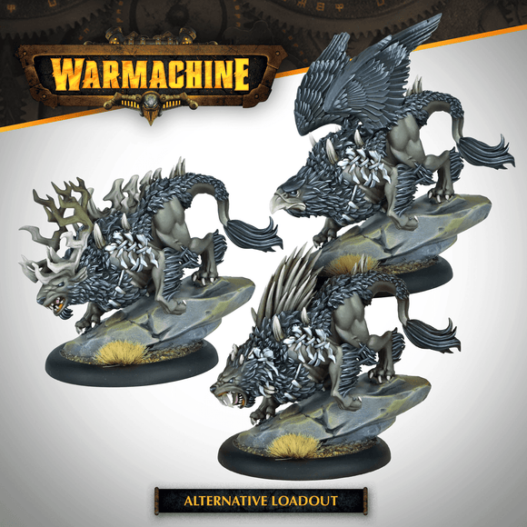 Warmachine: Old Umbrey Feral Warbeast