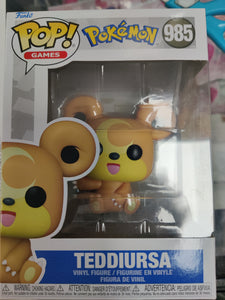 Pokemon Funko Pop 985 Teddiursa