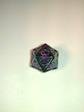 Old School 7 Piece DnD RPG Metal Dice Set: Knights of the Round Table - Spectral