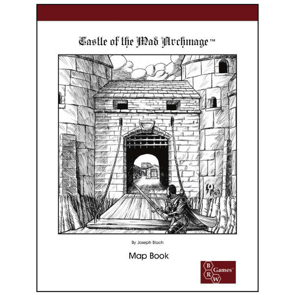 Adventures Dark and Deep: Castle of the Mad Archmage Map Book